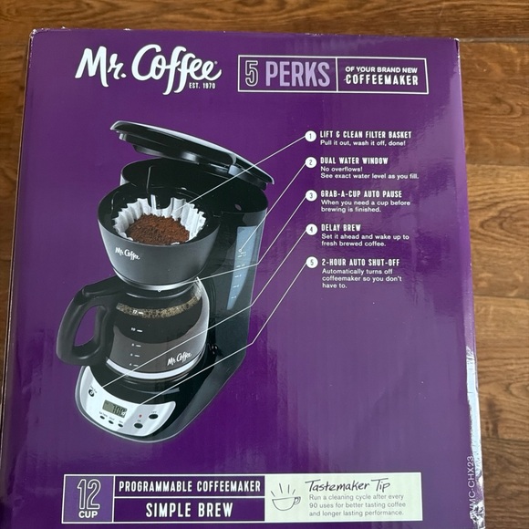 Mr. Coffee Black Programmable Coffeemaker - Picture 6 of 6